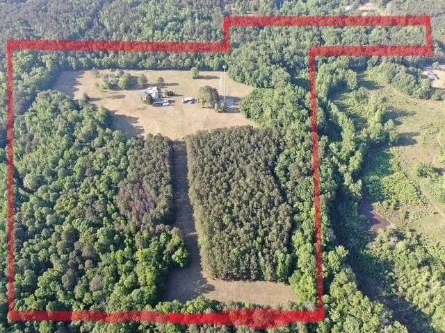 Total of 47 acres, partially cleared and still an abundance of woods for the Hunter or nature lover!