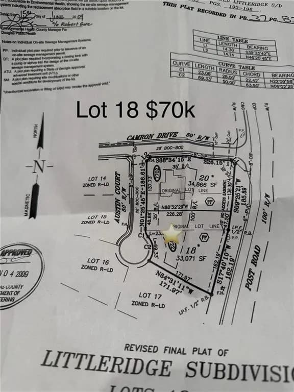 Survey map / technical document