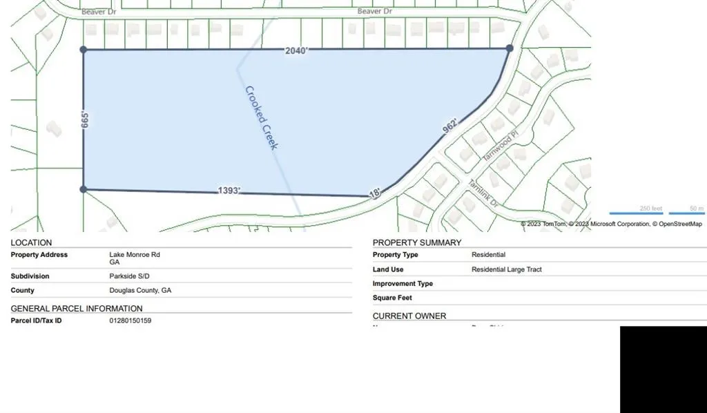 0 Lake Monroe Road, Douglasville