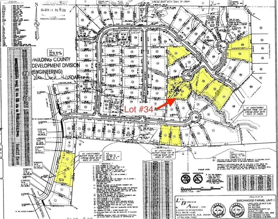 Map of parcels