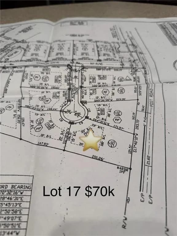 Map of parcels